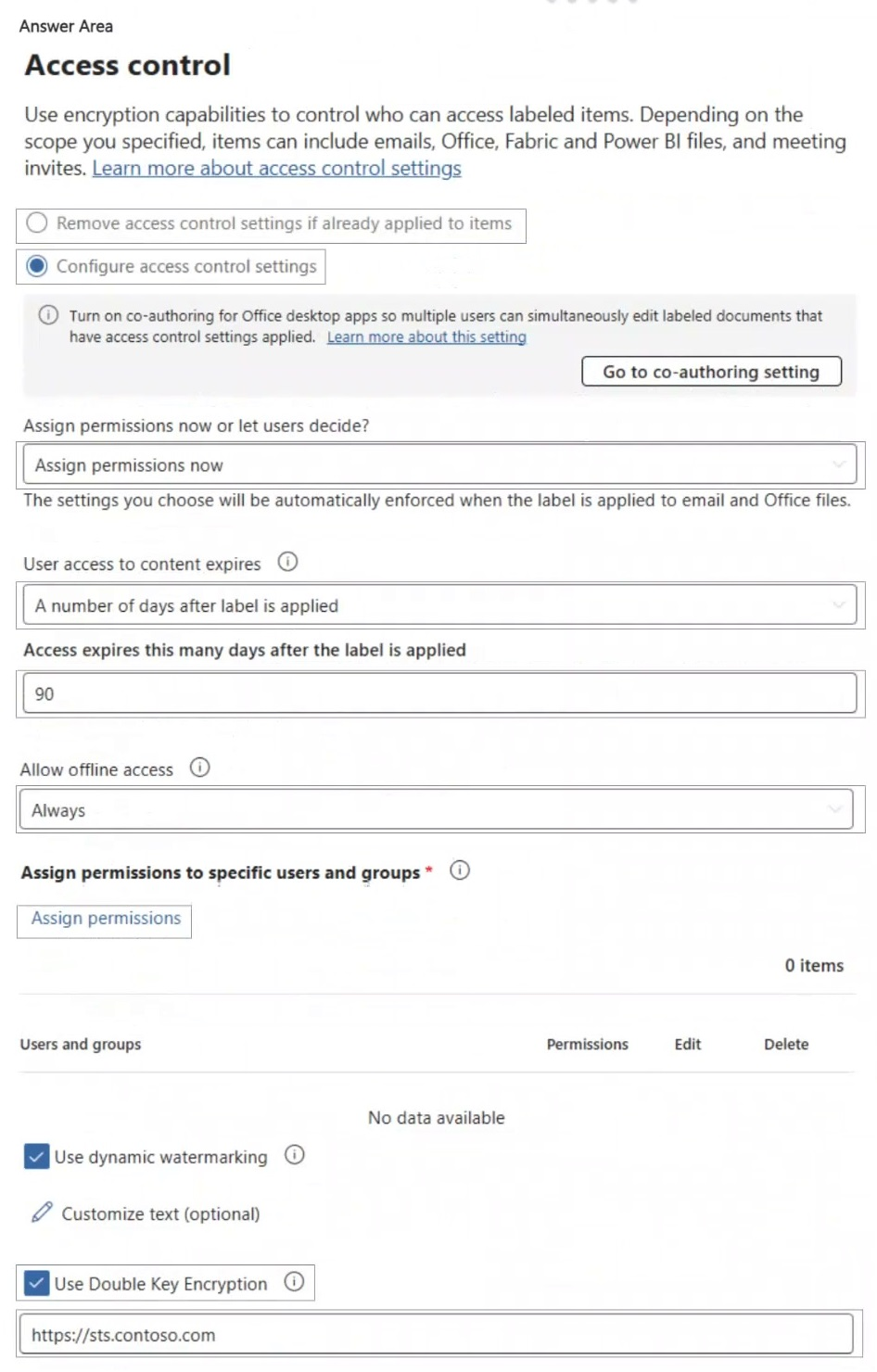 Exhibit: Enabling Co-Authoring for Sensitivity Labels in Microsoft Purview