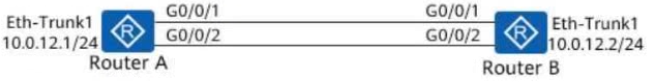 Exhibit: Eth-Trunk Status with Manual Load Balancing