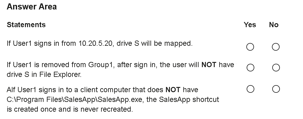 Exhibit: Group Policy Preferences: Filtering and Application Logic